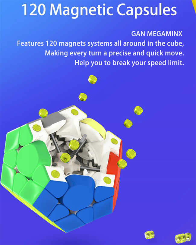 Gan Megaminx Cube Stickerless